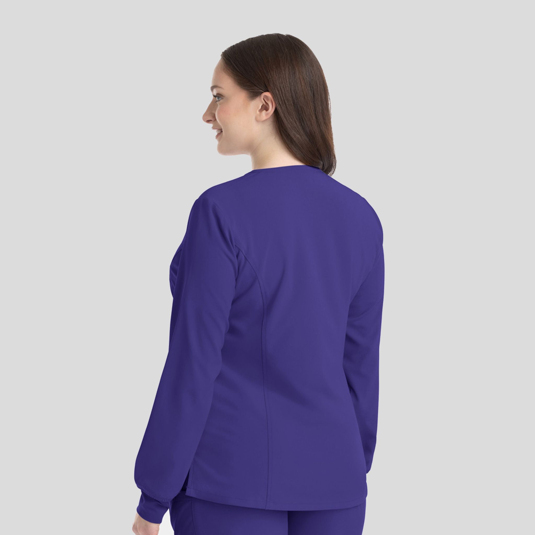 Womenโs Snap Jacket | Grape