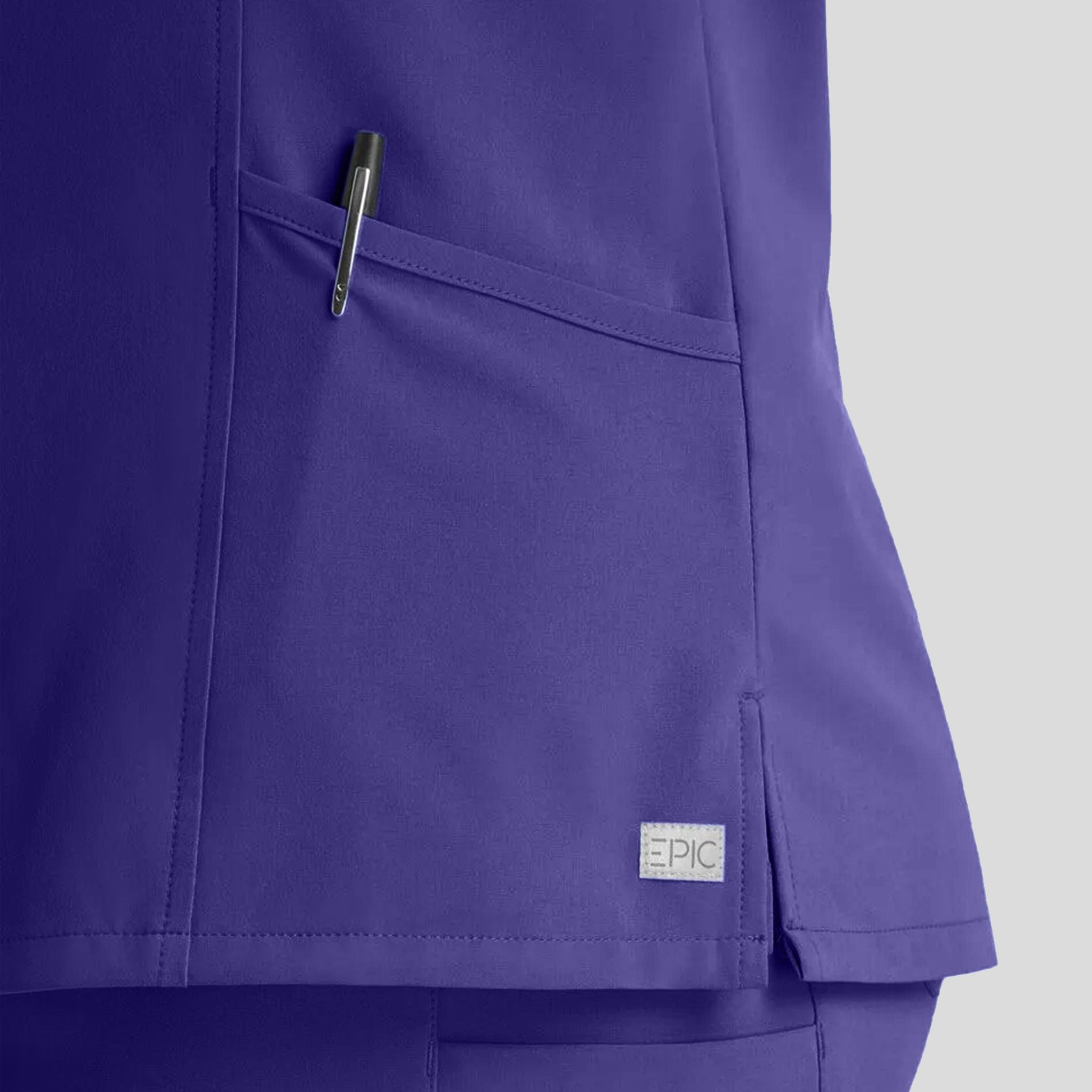 Womenโs Snap Jacket | Grape