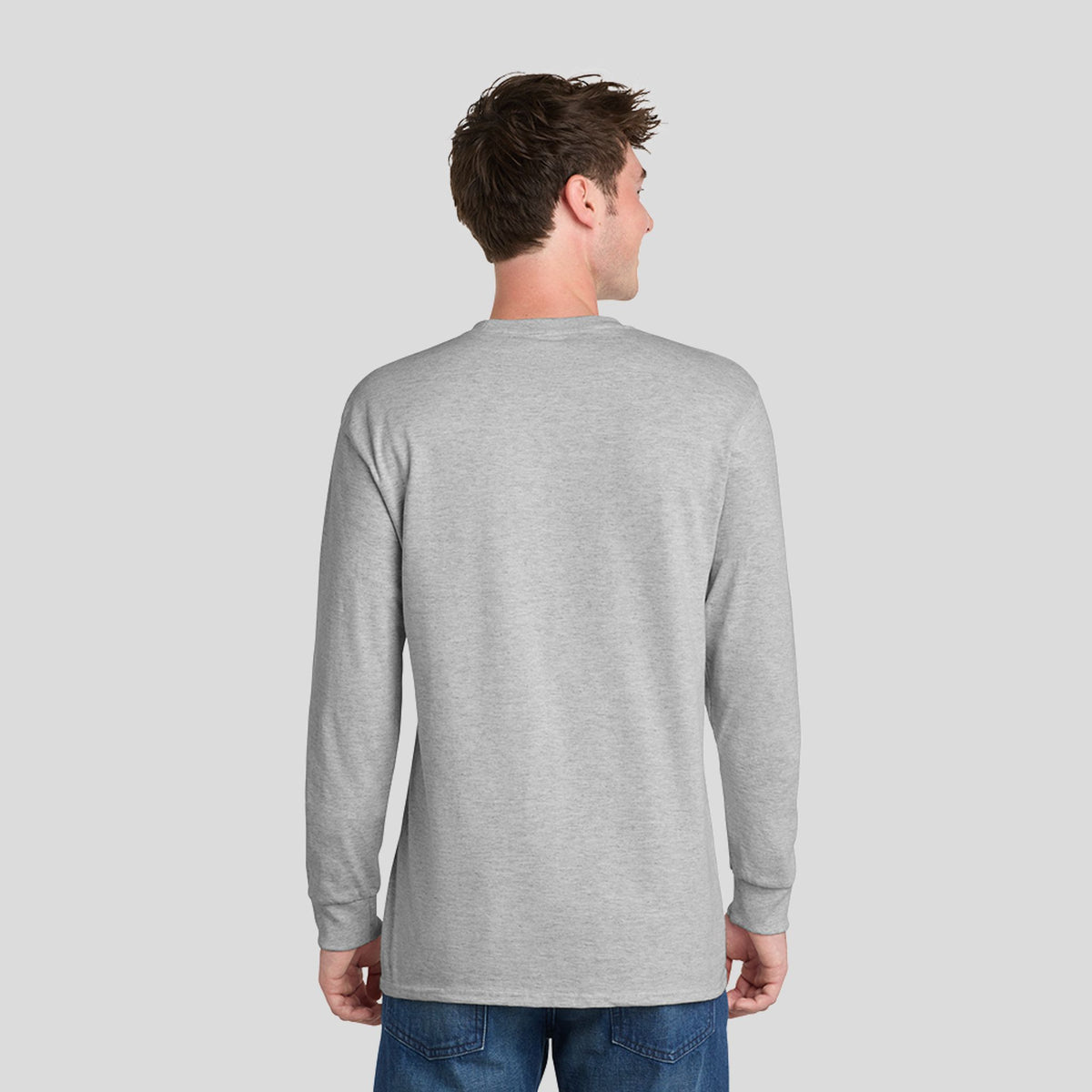 Long Sleeve Essential Tee | Ash