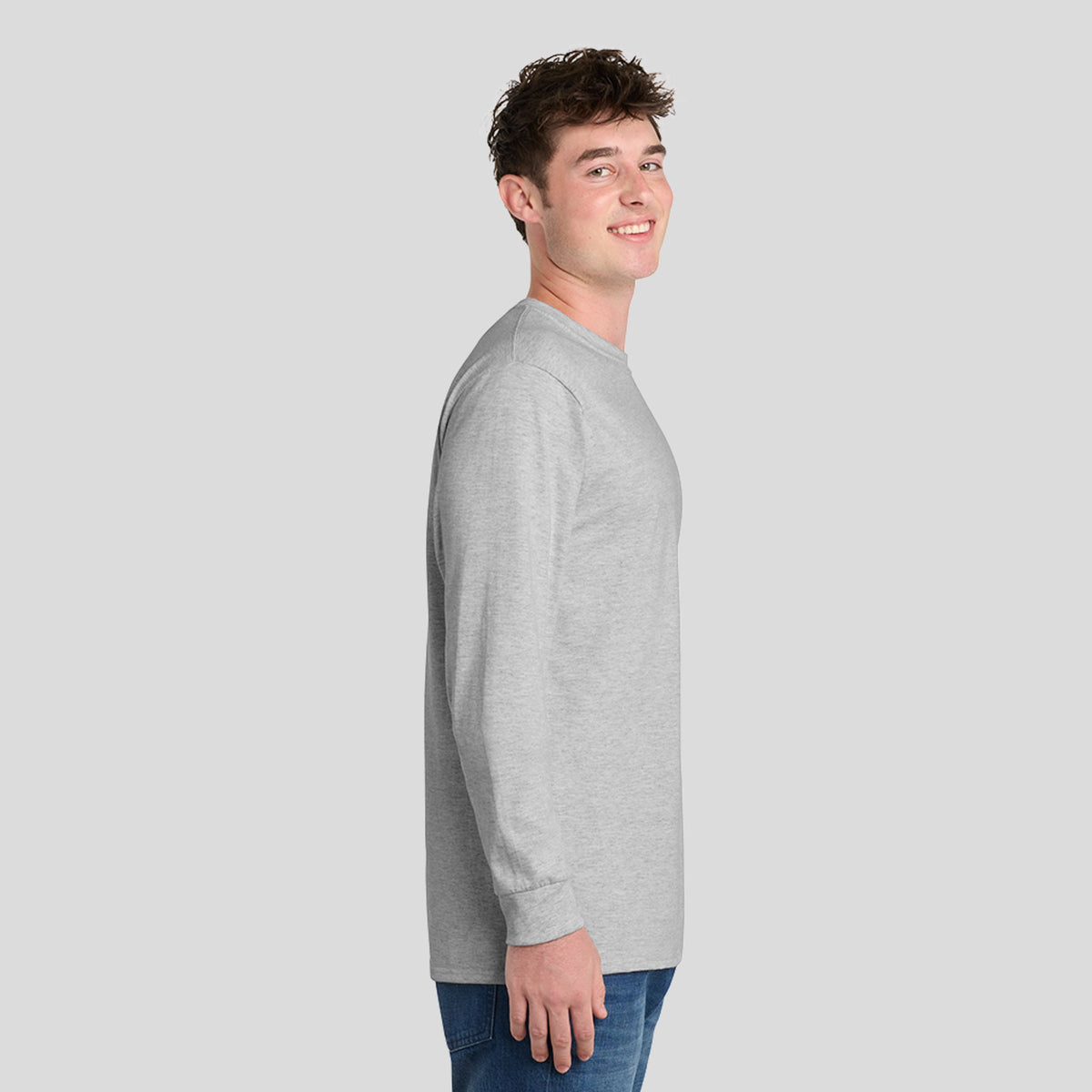 Long Sleeve Essential Tee | Ash