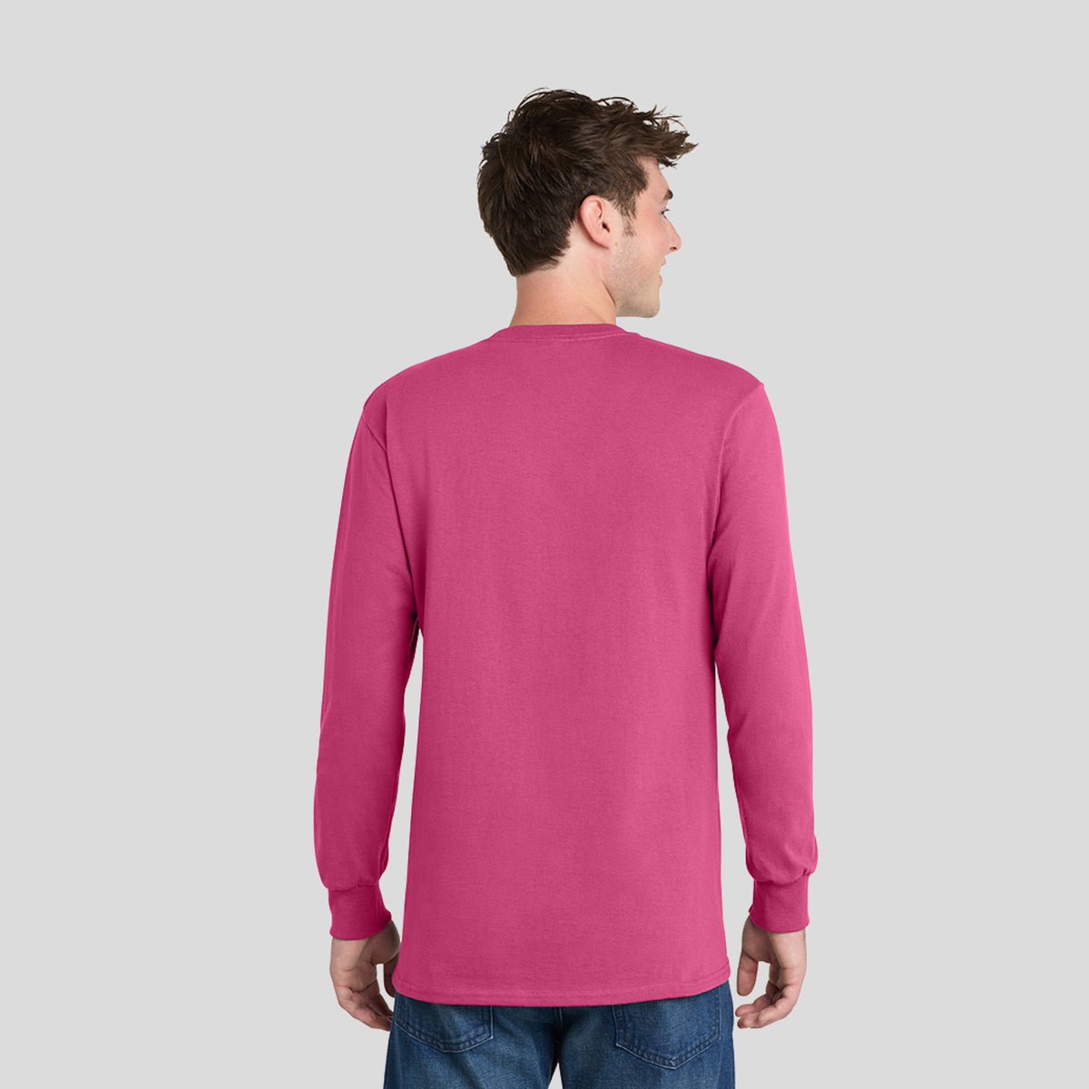 Long Sleeve Essential Tee | Sangria