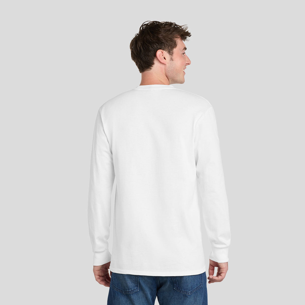 Long Sleeve Essential Tee | White