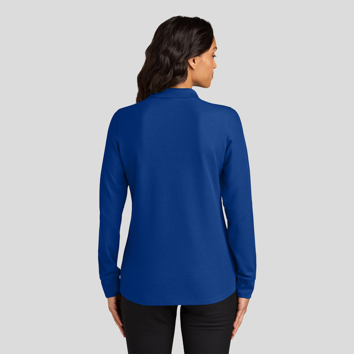 Womenβs Wearever Signature Pique Long Sleeve Polo | True Royal