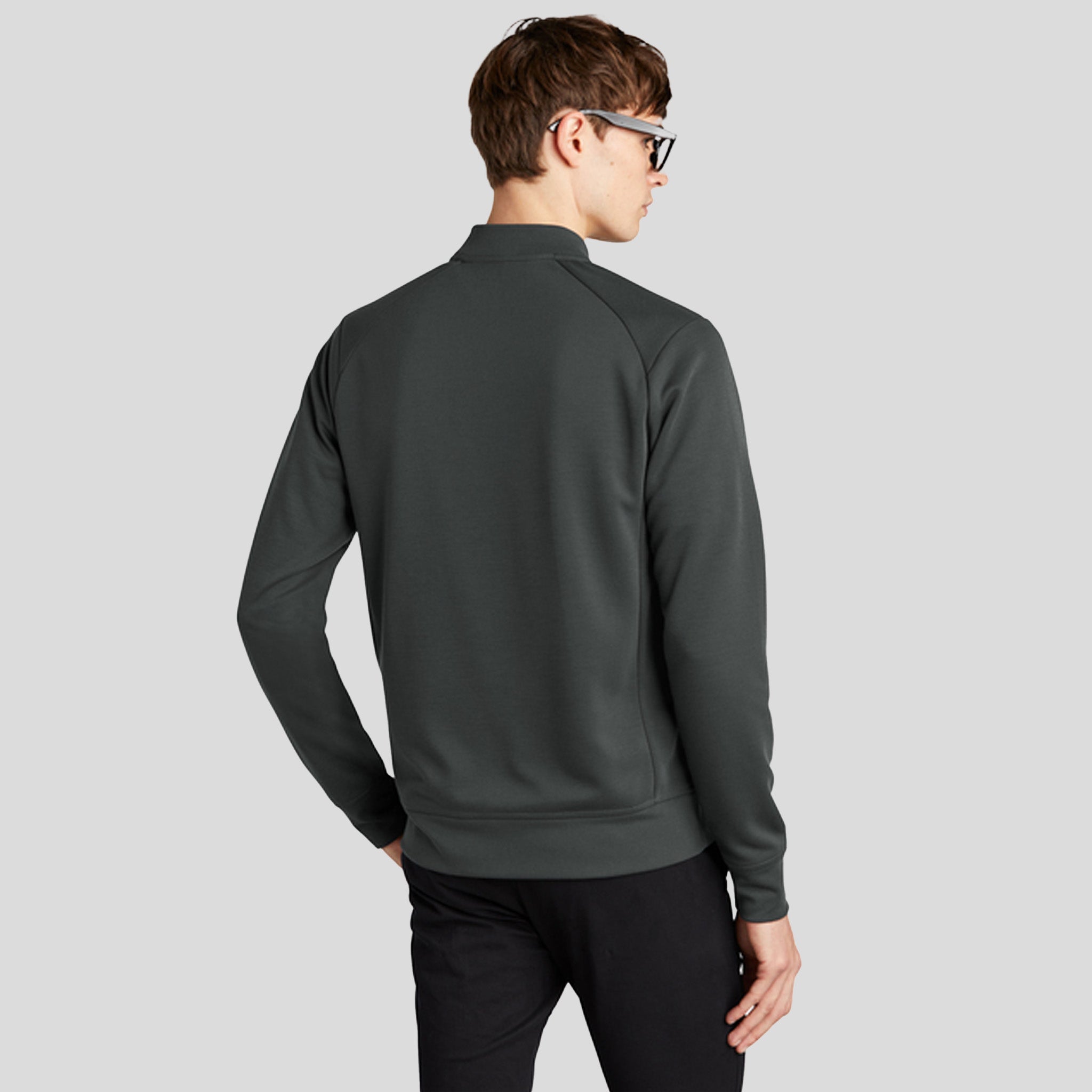 Double-Knit Bomber | Anchor Grey
